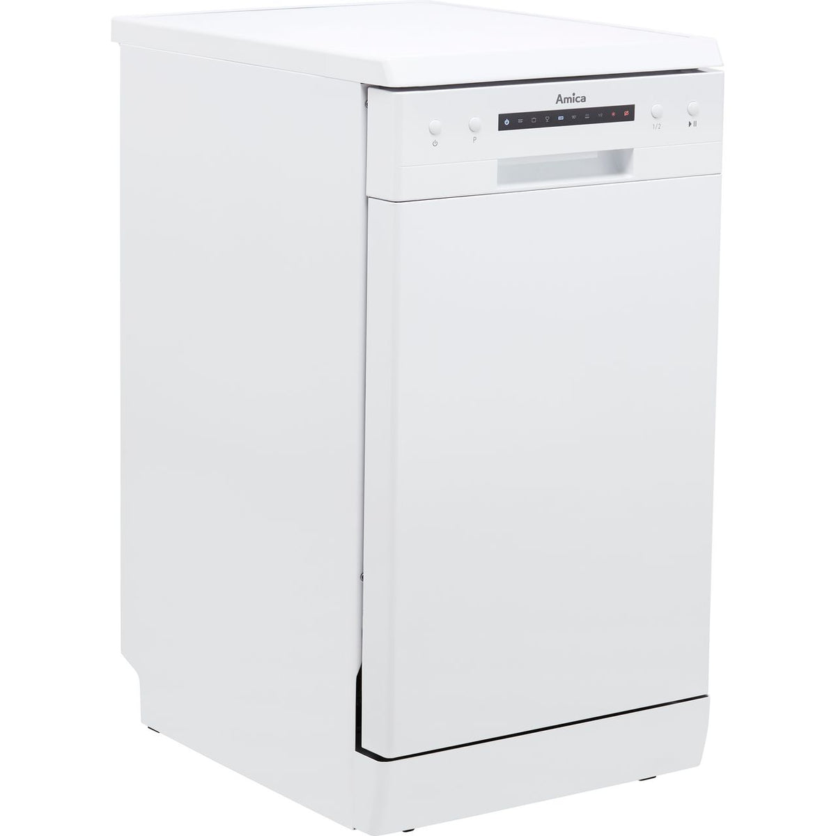 Amica ADF410WH Slimline Dishwasher - White - E Rated