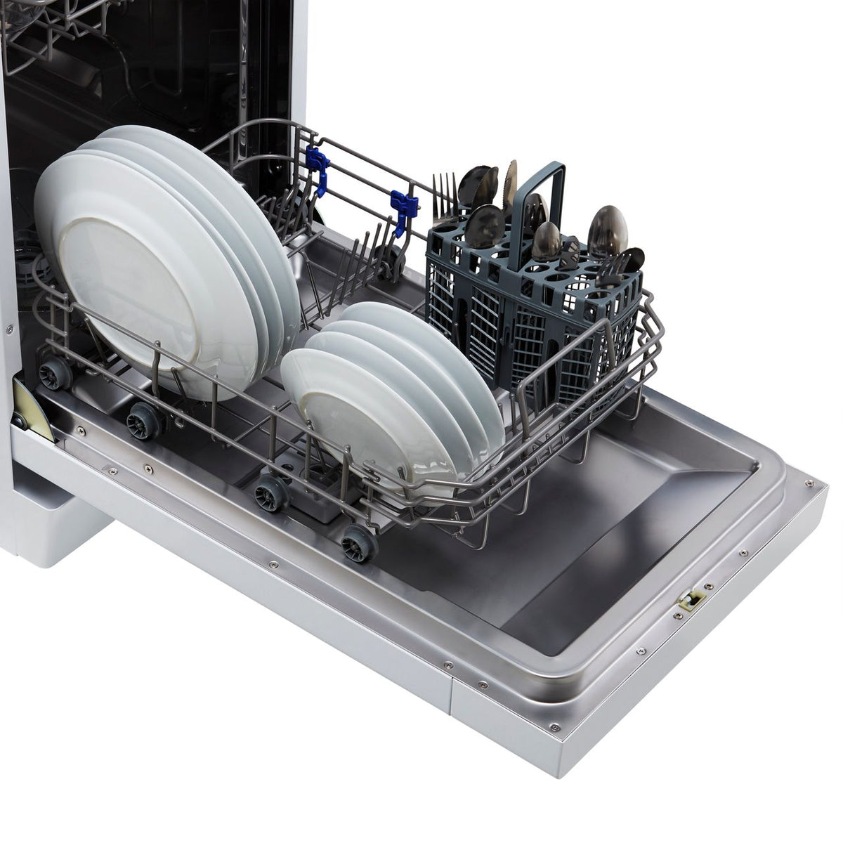 Amica ADF410WH Slimline Dishwasher - White - E Rated