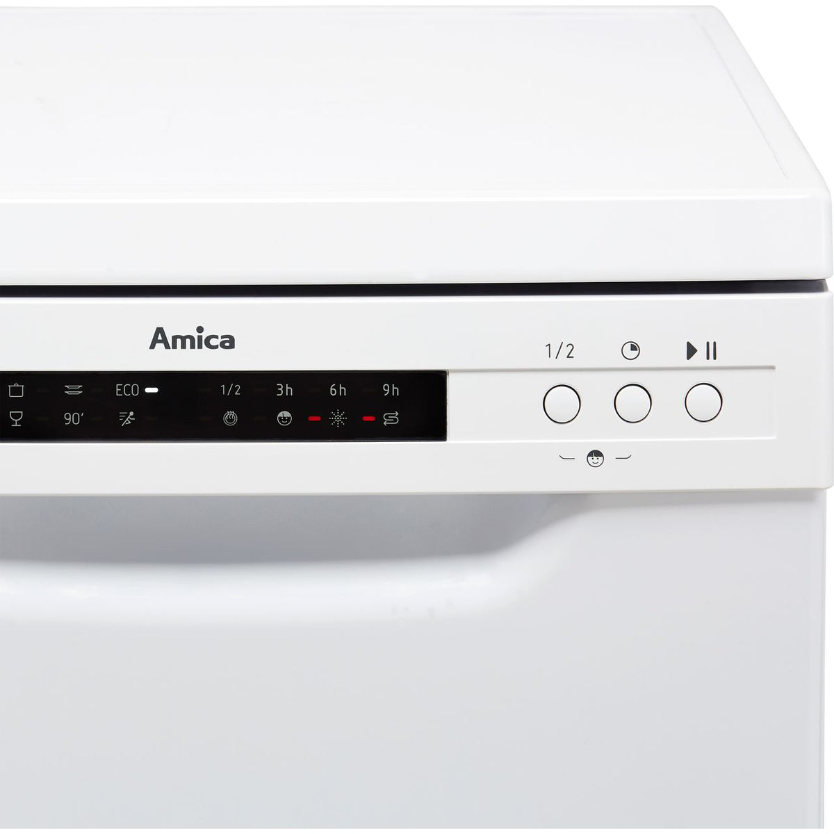 Amica ADF430WH Slimline Dishwasher - White - E Rated