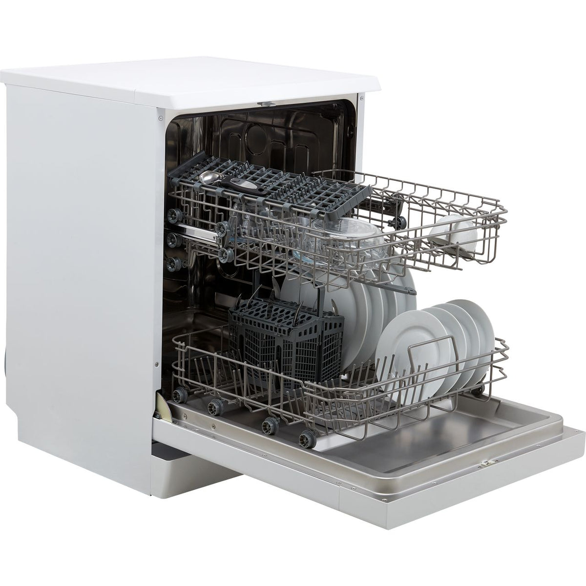 Amica ADF610WH Standard Dishwasher - White - E Rated