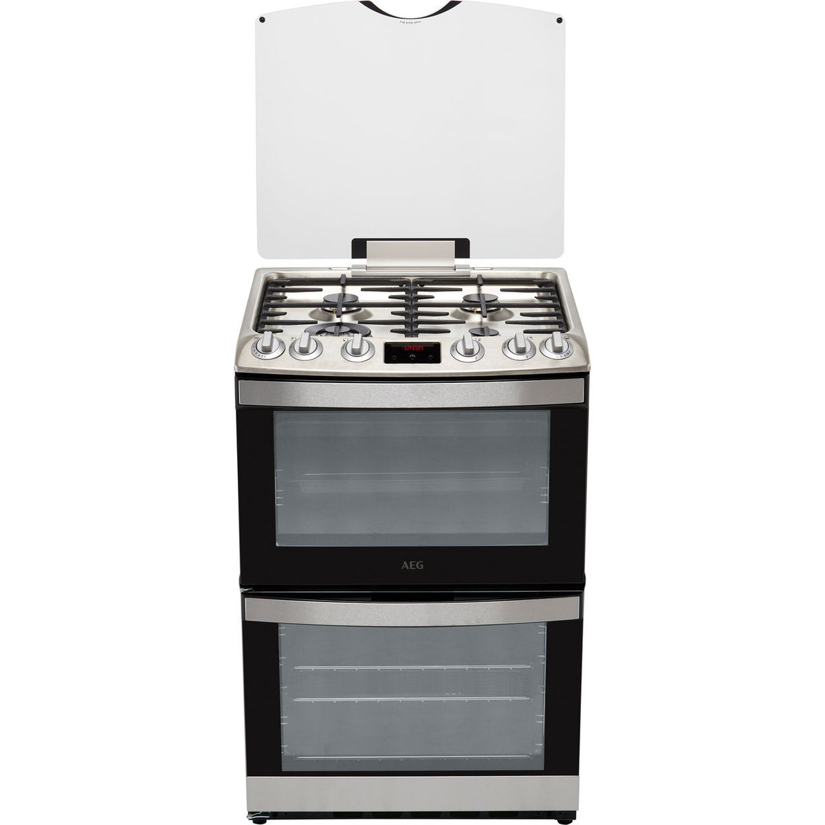 AEG CGB6130ACM Gas Cooker with Variable Electric Grill - Stainless Steel - A-A Rated