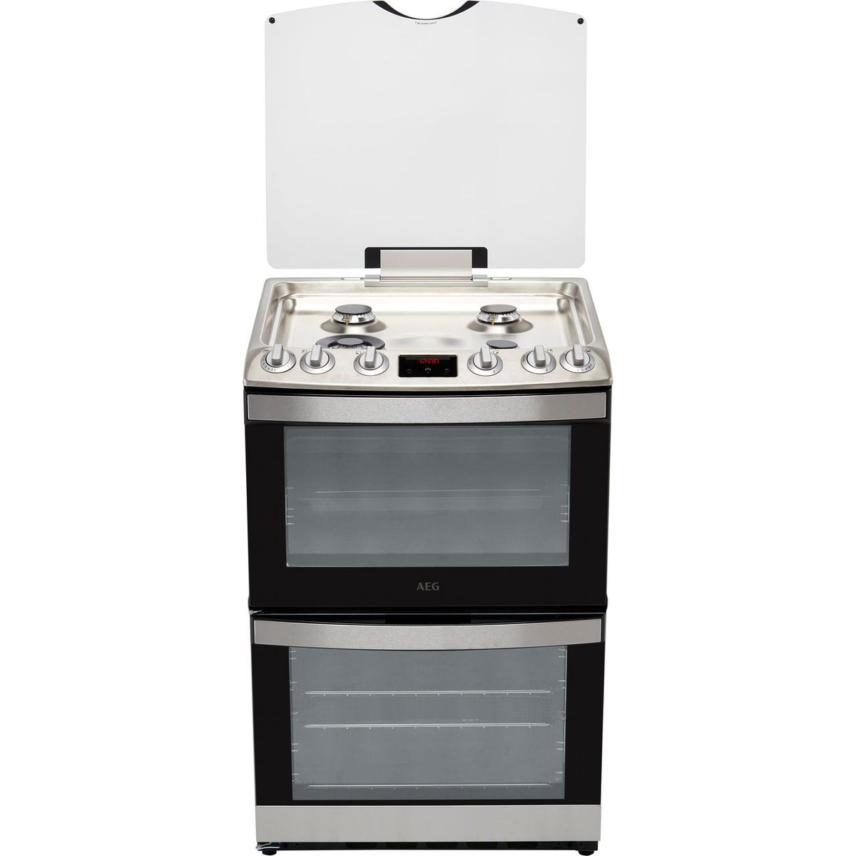 AEG CGB6130ACM Gas Cooker with Variable Electric Grill - Stainless Steel - A-A Rated