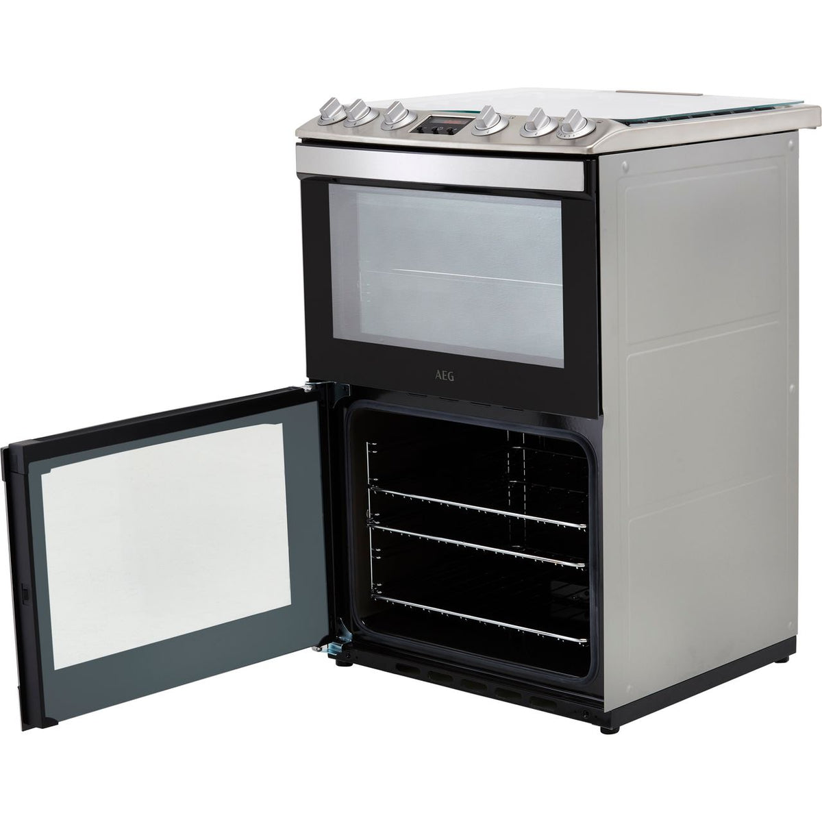 AEG CGB6130ACM Gas Cooker with Variable Electric Grill - Stainless Steel - A-A Rated