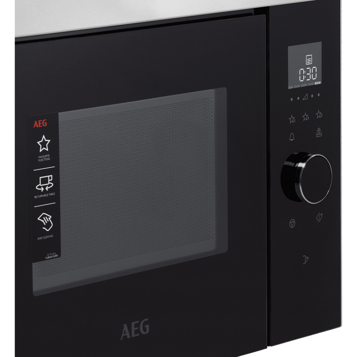 AEG MBB1756SEM Built In Microwave - Stainless Steel