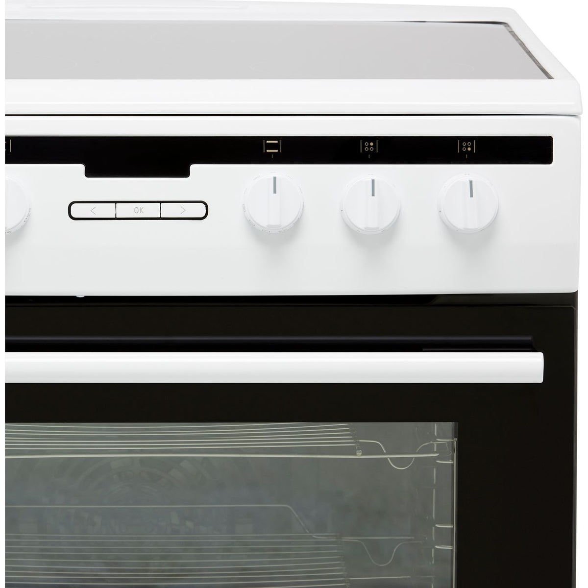 Amica 608CE2TAW 60cm Electric Cooker with Ceramic Hob - White - A Rated