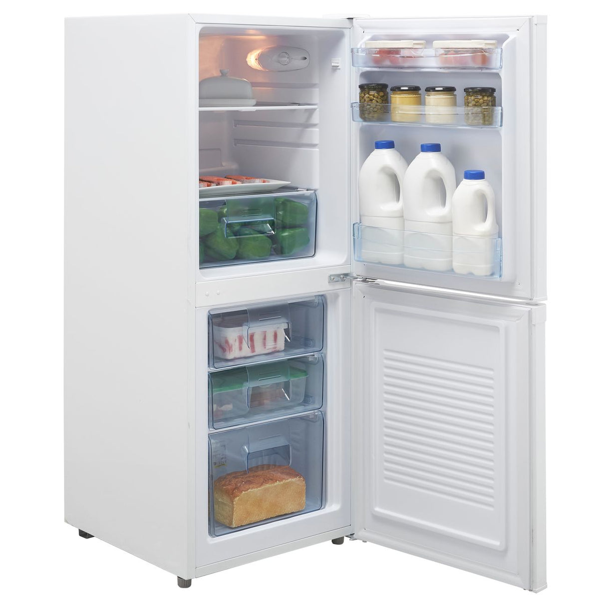 Amica FK1964 50-50 Fridge Freezer - White - F Rated