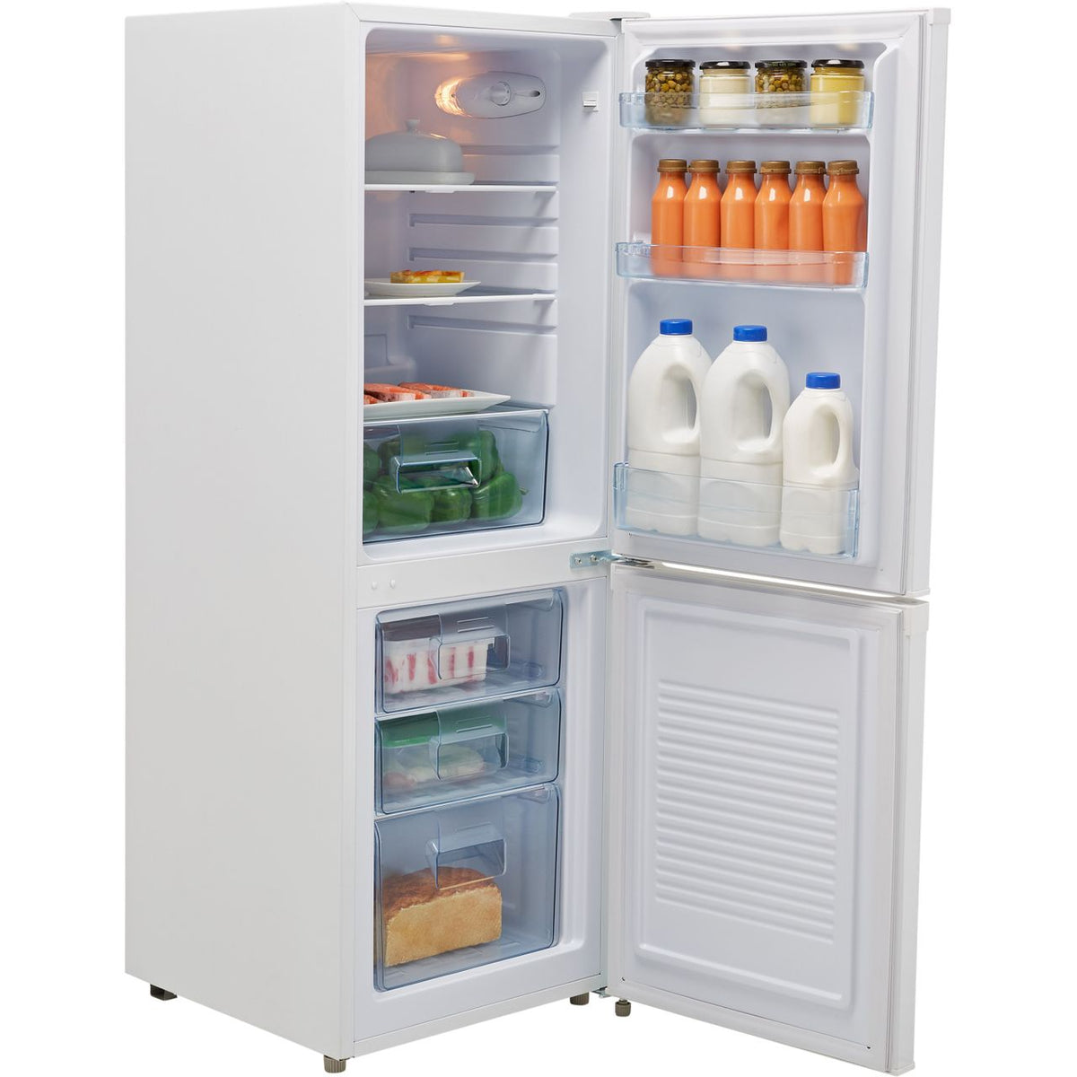 Amica FK1974 50-50 Fridge Freezer - White - F Rated