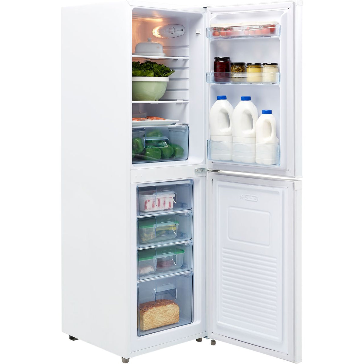 Amica FK1984 50-50 Fridge Freezer - White - F Rated