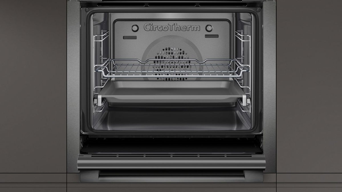 NEFF N50 Slide&Hide® B3AVH4HG0B Built In Electric Single Oven - Graphite Grey - A Rated