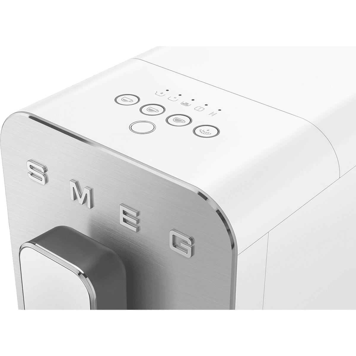 Smeg 50's Retro BCC02WHMUK Bean to Cup Coffee Machine - White