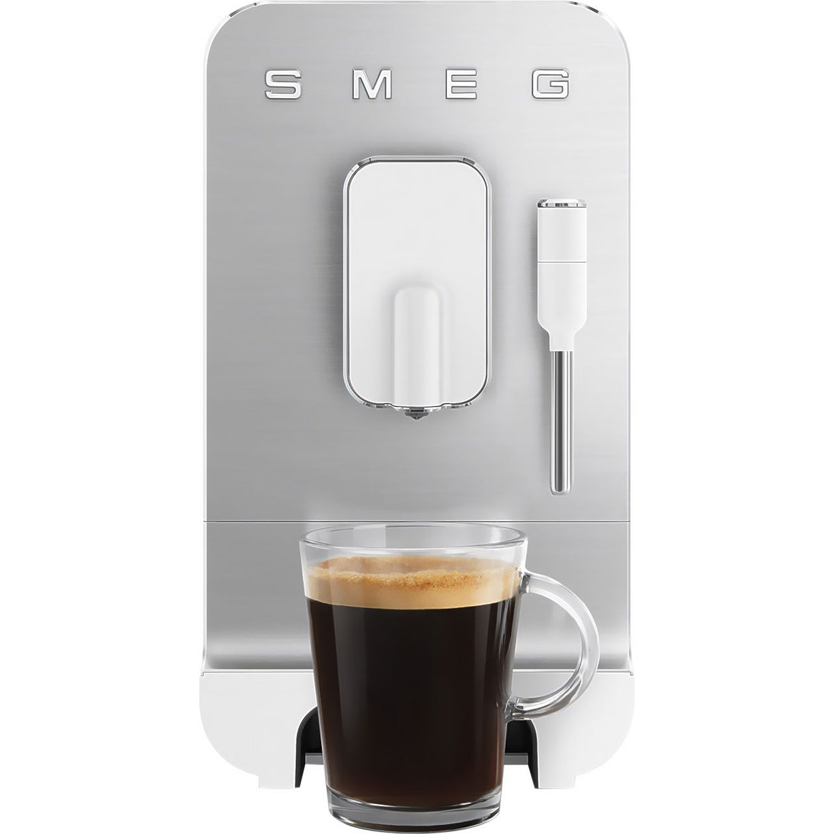 Smeg 50's Style BCC12WHMUK Espresso Coffee Machine - Matte White