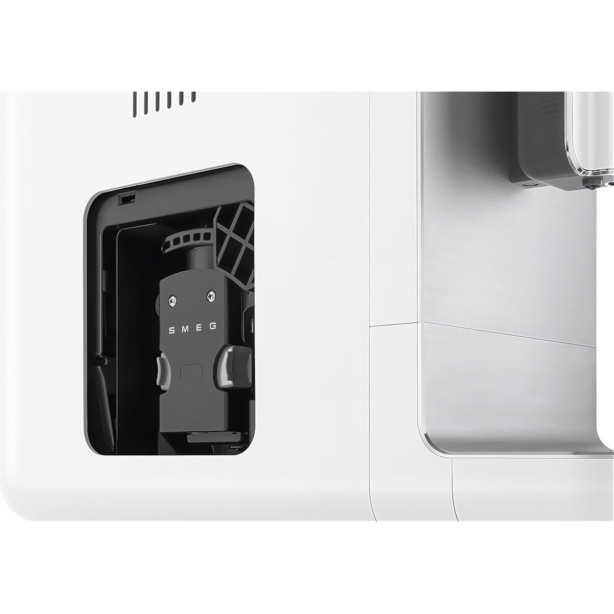 Smeg 50's Style BCC12WHMUK Espresso Coffee Machine - Matte White