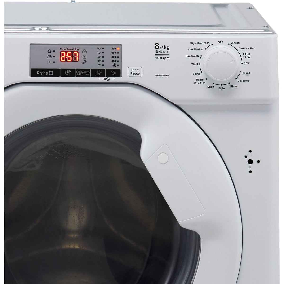 Baumatic BDI1485D4E-1 Integrated 8Kg - 5Kg Washer Dryer with 1400 rpm - White - E Rated