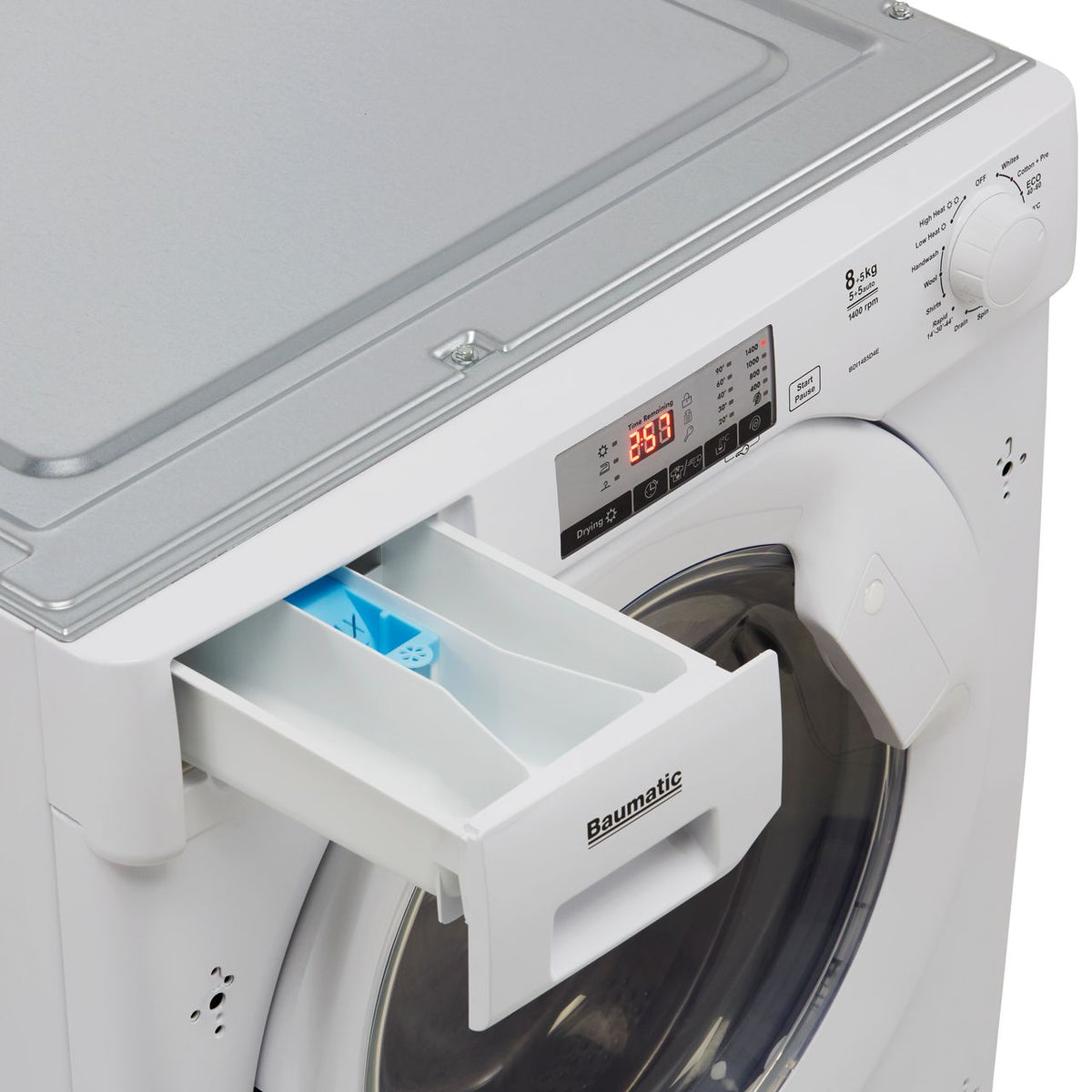 Baumatic BDI1485D4E-1 Integrated 8Kg - 5Kg Washer Dryer with 1400 rpm - White - E Rated