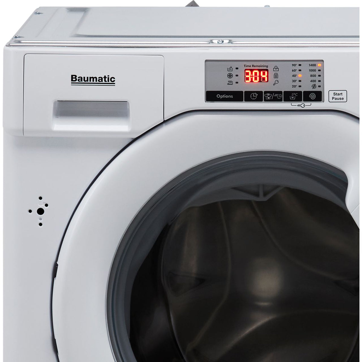 Baumatic BWI147D4E Integrated 7kg Washing Machine with 1400 rpm - White - D Rated