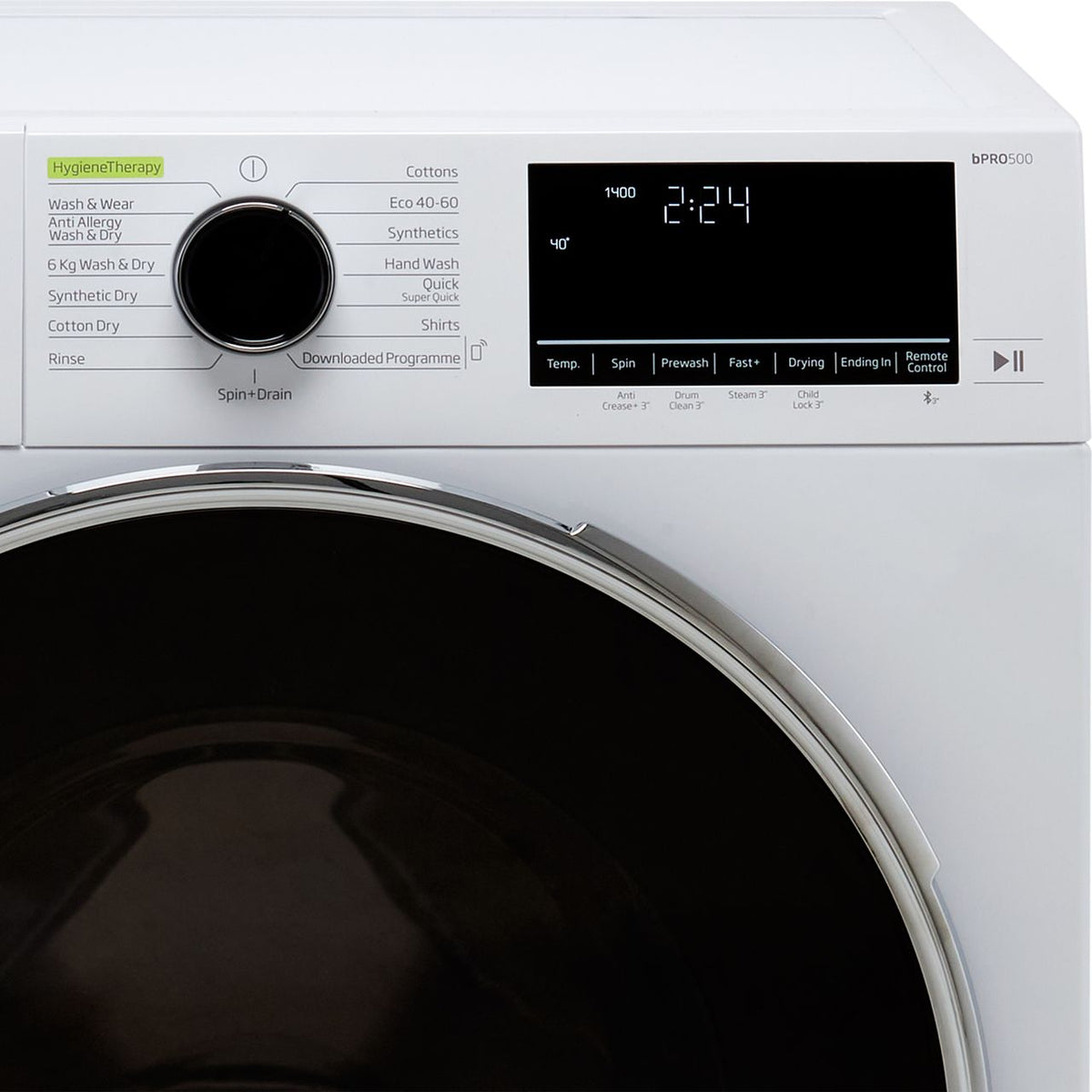 Beko UltraFast RecycledTub® B3D59644UW 9Kg - 6Kg Washer Dryer with 1400 rpm - White - D Rated