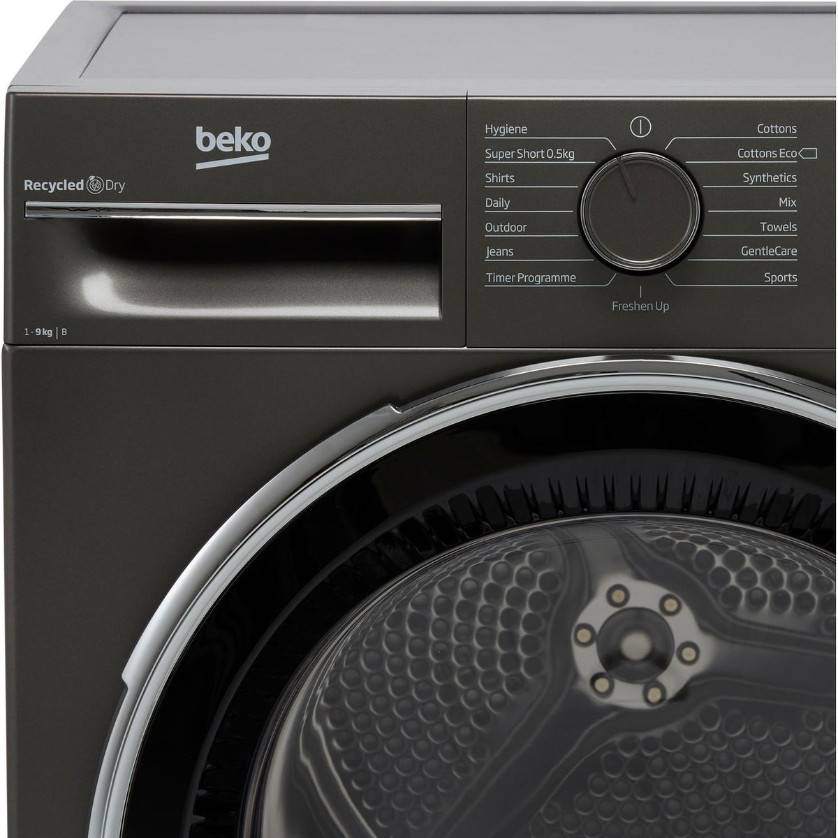 Beko B3T4911DG 9Kg Condenser Tumble Dryer - Graphite - B Rated