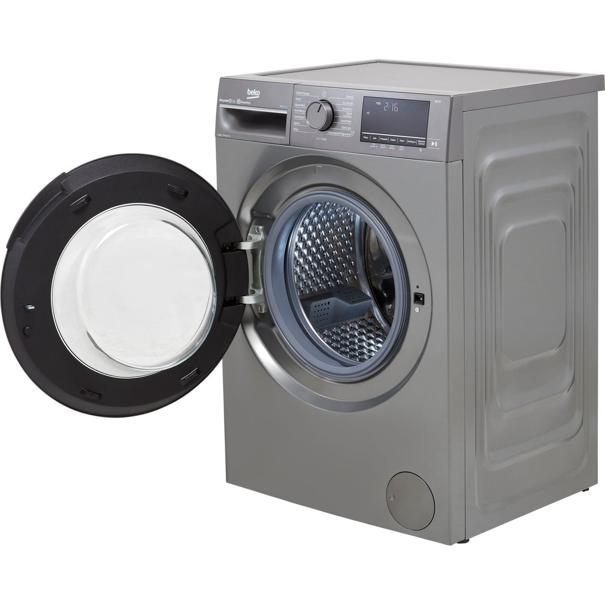 Beko B3W5841IG 8kg Washing Machine with 1400 rpm - Graphite - A Rated