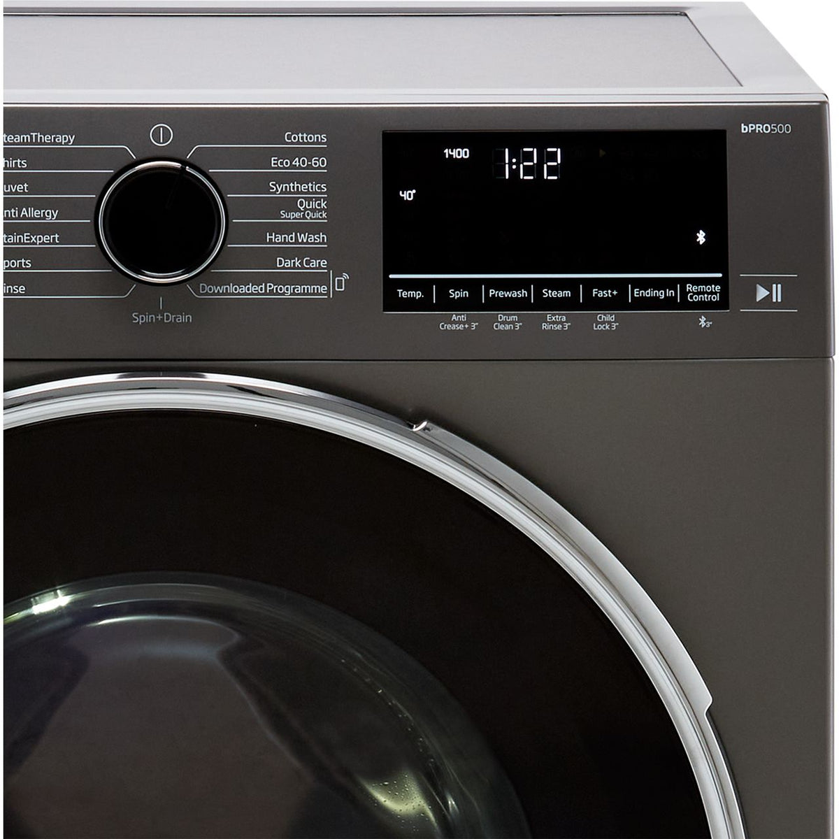 Beko B5W5941AG 9kg Washing Machine with 1400 rpm - Graphite - A Rated