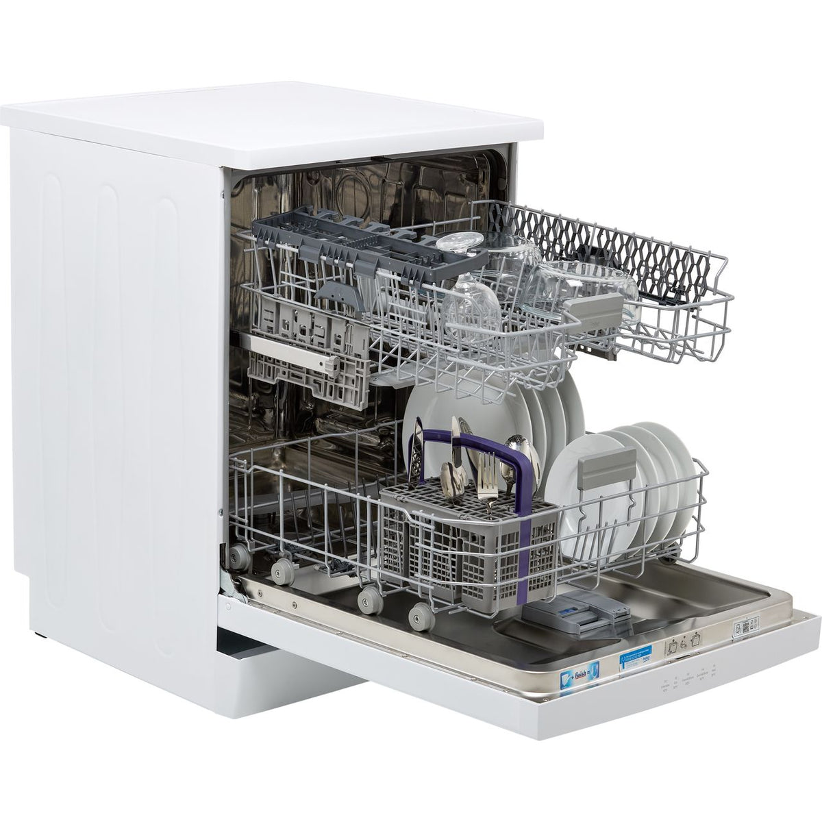 Beko BDFN15430W Standard Dishwasher - White - D Rated