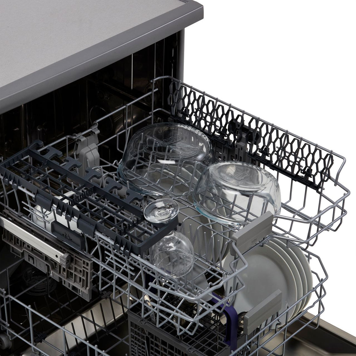 Beko BDFN15430X Standard Dishwasher - Stainless Steel - D Rated