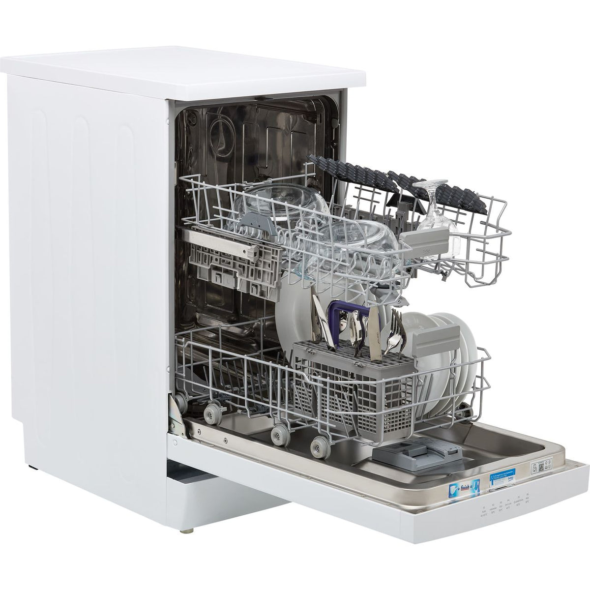 Beko BDFS16020W Slimline Dishwasher - White - E Rated