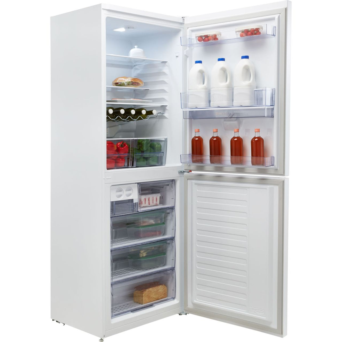 Beko CFG1790DW 50-50 Frost Free Fridge Freezer - White - F Rated