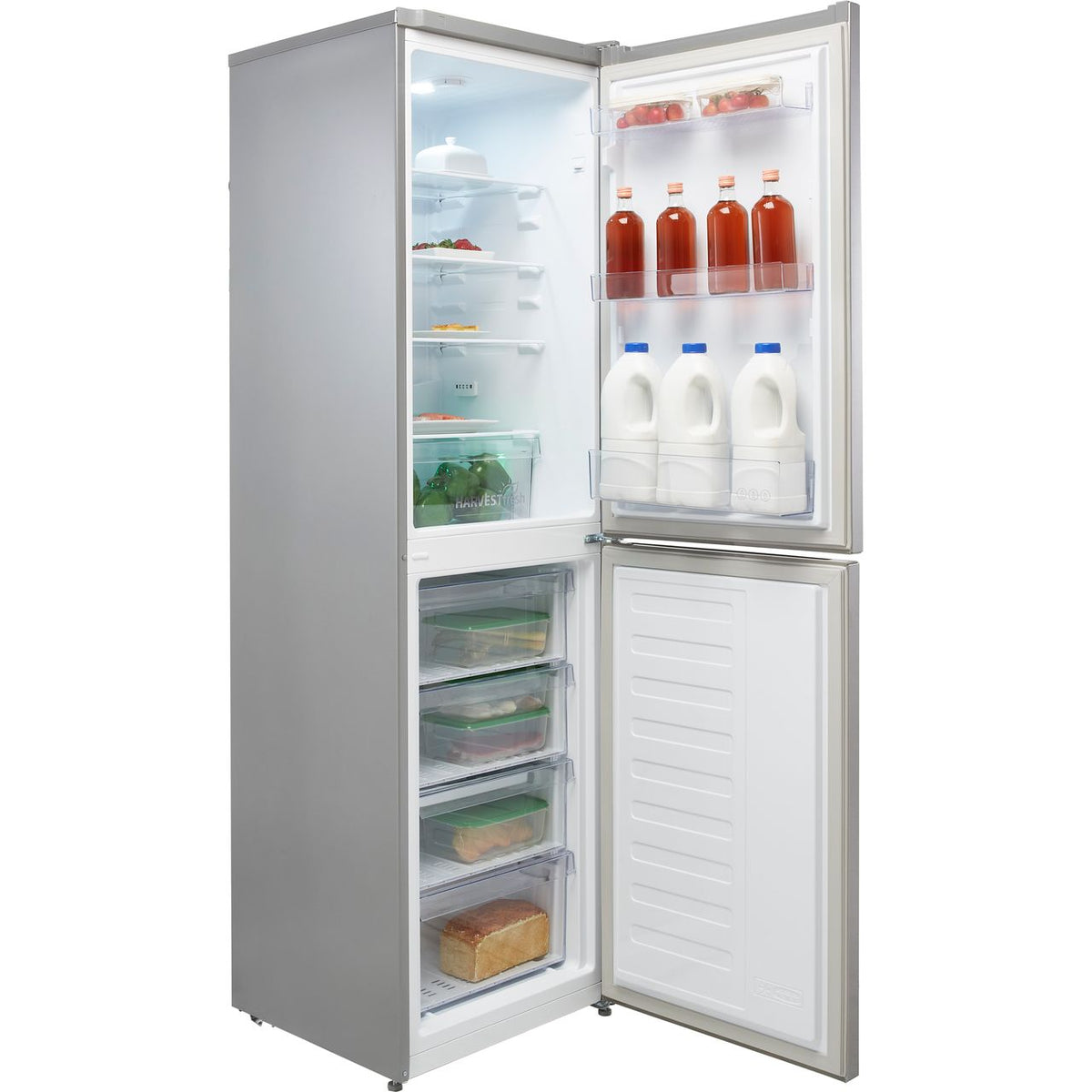 Beko HarvestFresh™ CNG3582VPS 50-50 Total No Frost Fridge Freezer - Stainless Steel - F Rated