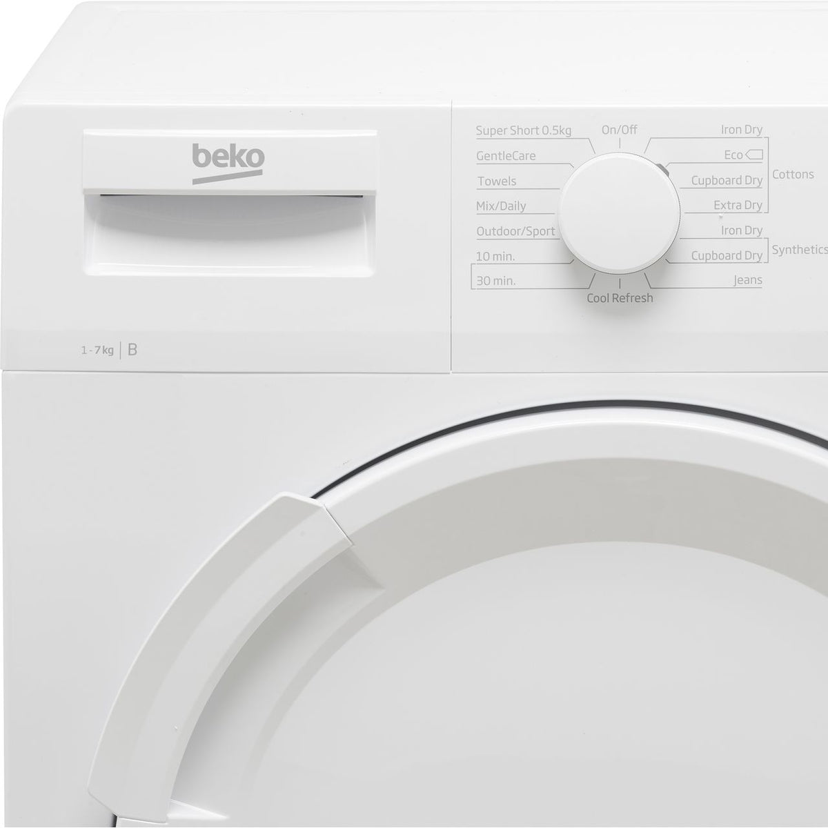 Beko DTLCE70051W 7Kg Condenser Tumble Dryer - White - B Rated