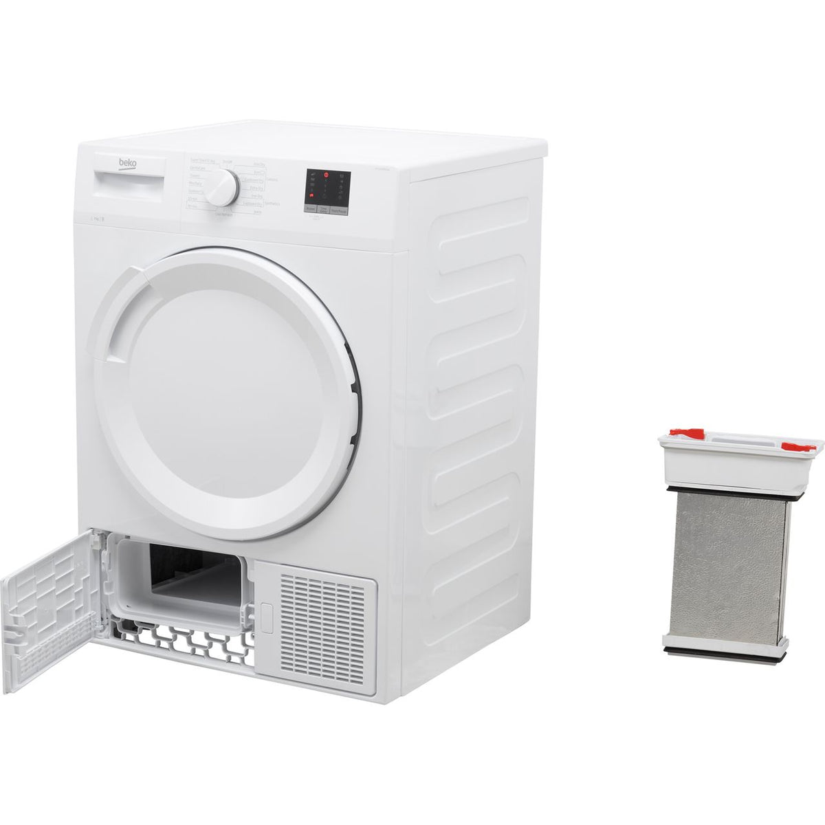 Beko DTLCE70051W 7Kg Condenser Tumble Dryer - White - B Rated