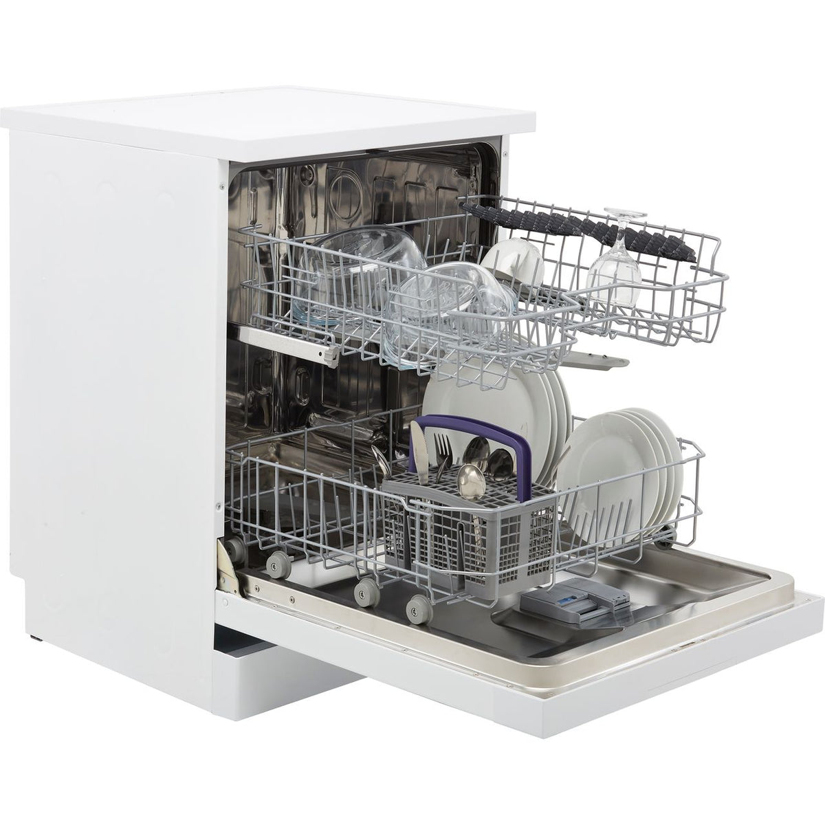 Beko DVN04X20W Standard Dishwasher - White - E Rated