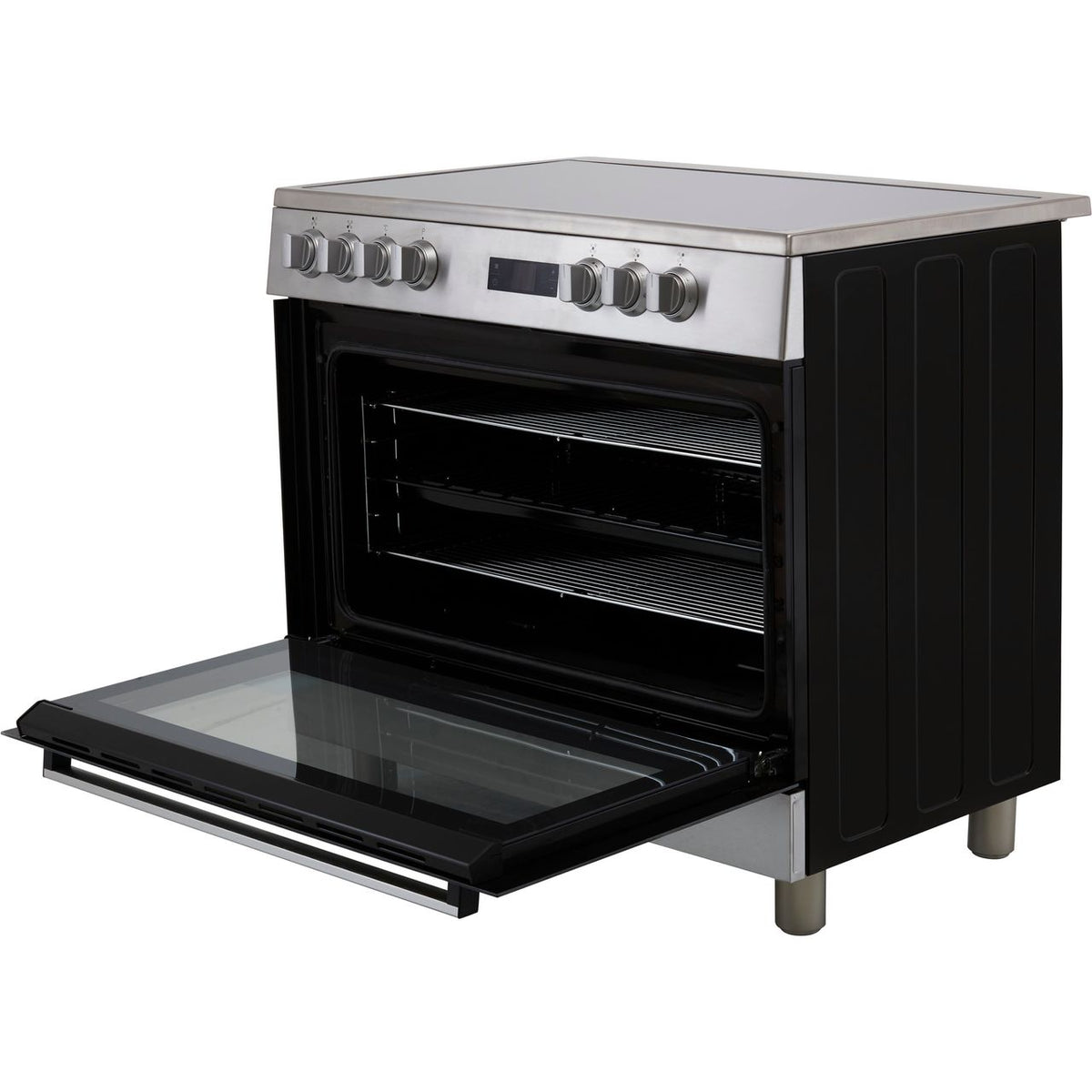 Beko GF17300GXNS 90cm Electric Range Cooker with Ceramic Hob - Stainless Steel - A Rated