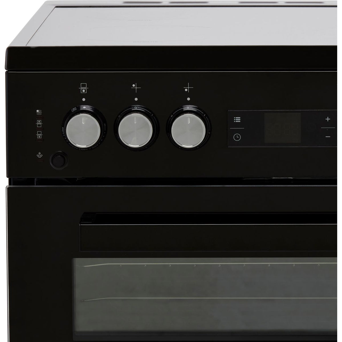 Beko KDCS663K Electric Cooker with Ceramic Hob - Black - A-A Rated