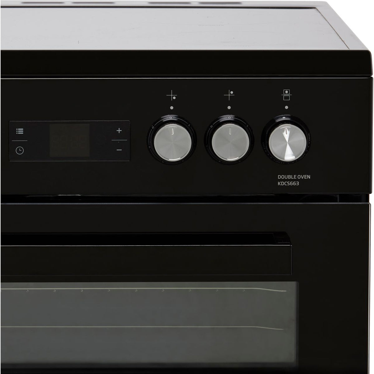 Beko KDCS663K Electric Cooker with Ceramic Hob - Black - A-A Rated