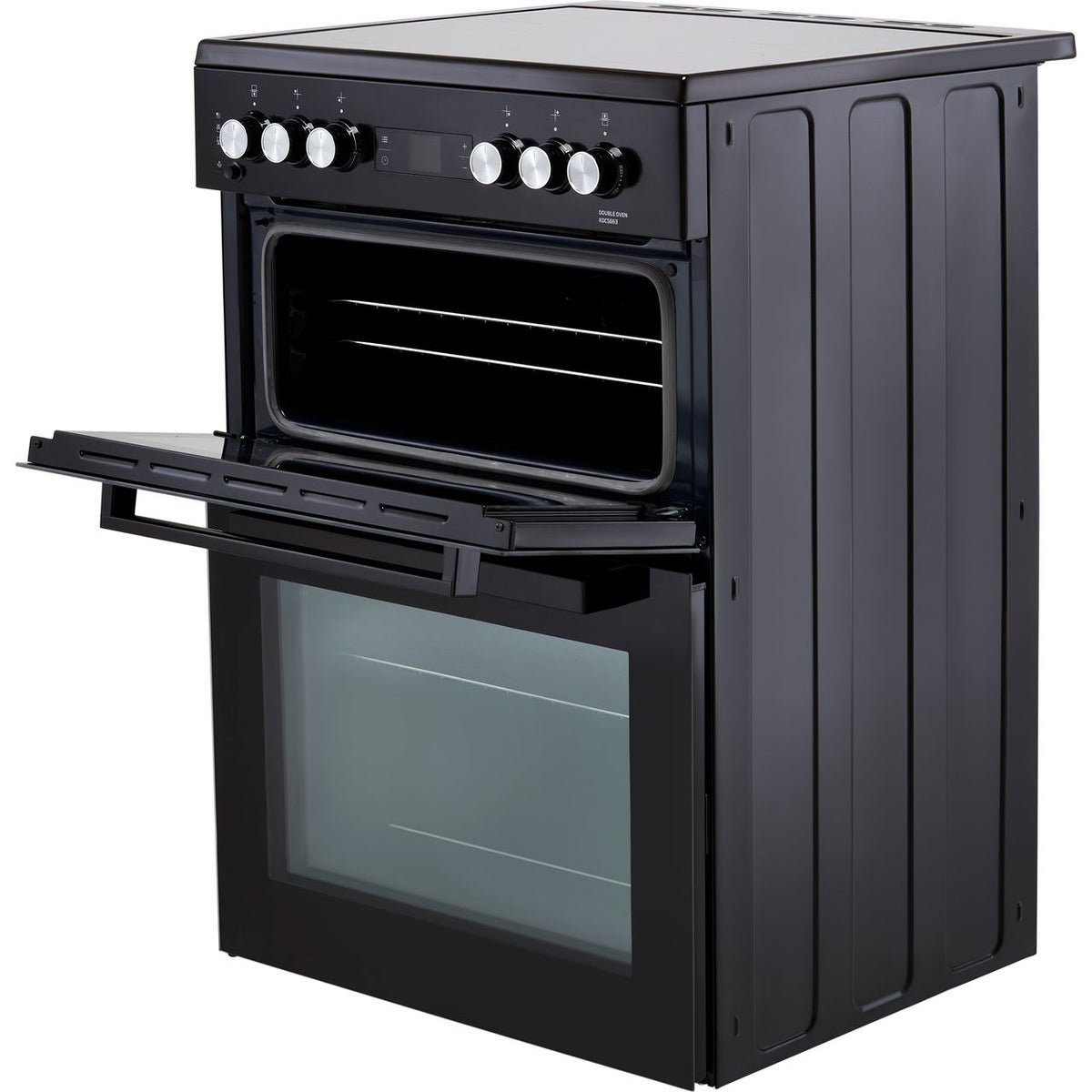 Beko KDCS663K Electric Cooker with Ceramic Hob - Black - A-A Rated