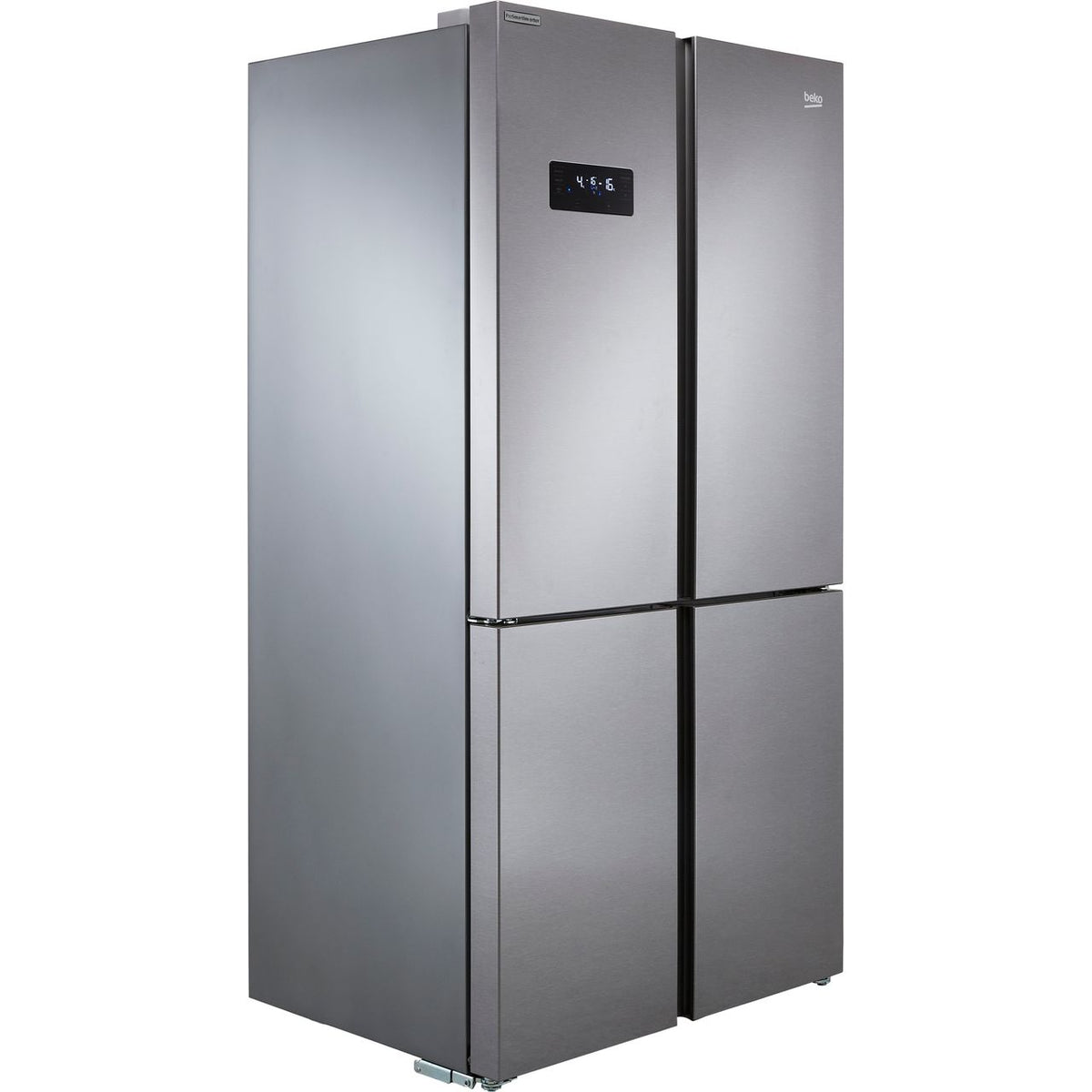 Beko MN1436224DPS Plumbed Frost Free American Fridge Freezer - Stainless Steel Effect - F Rated