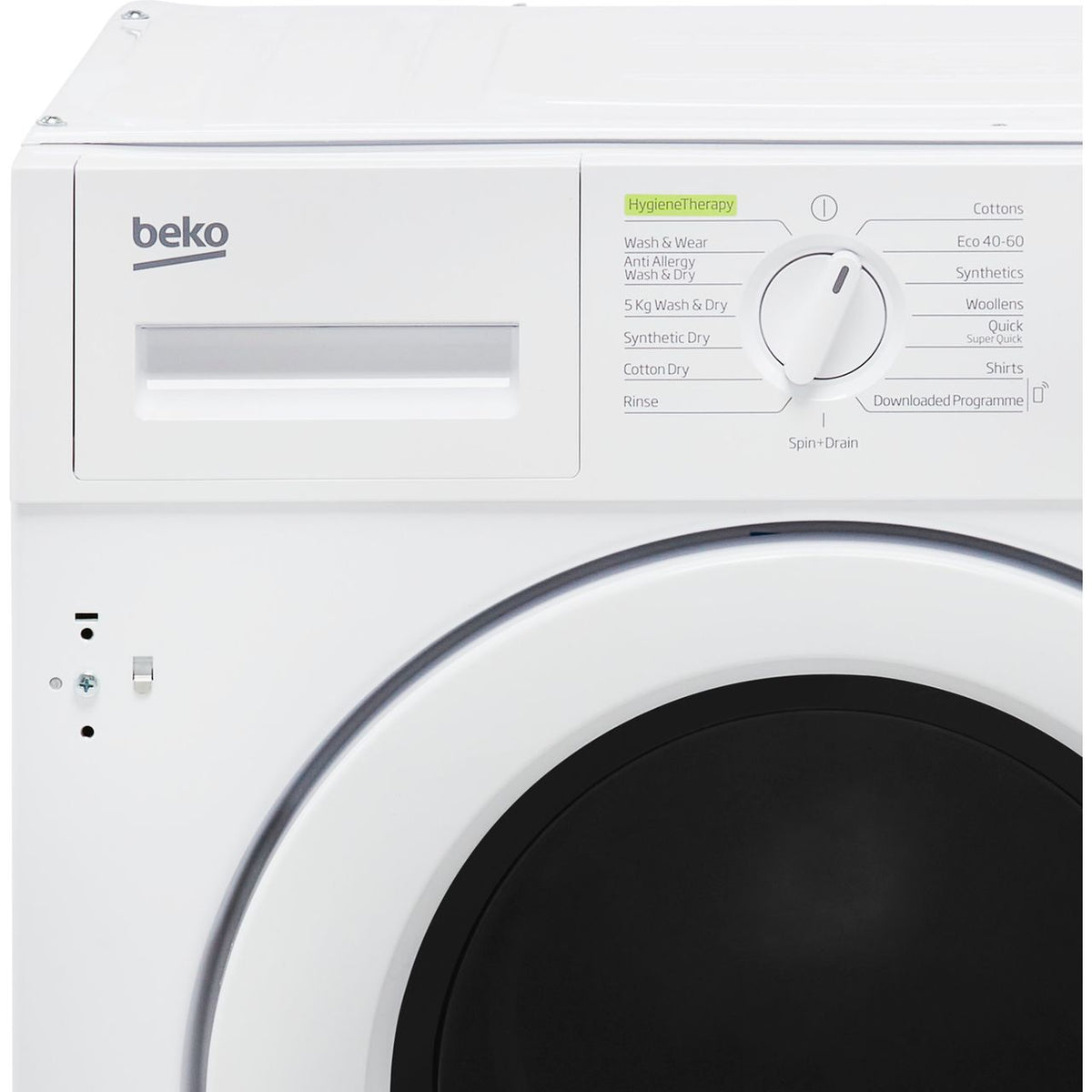 Beko WDIK754421 Integrated 7Kg - 5Kg Washer Dryer with 1400 rpm - White - D Rated