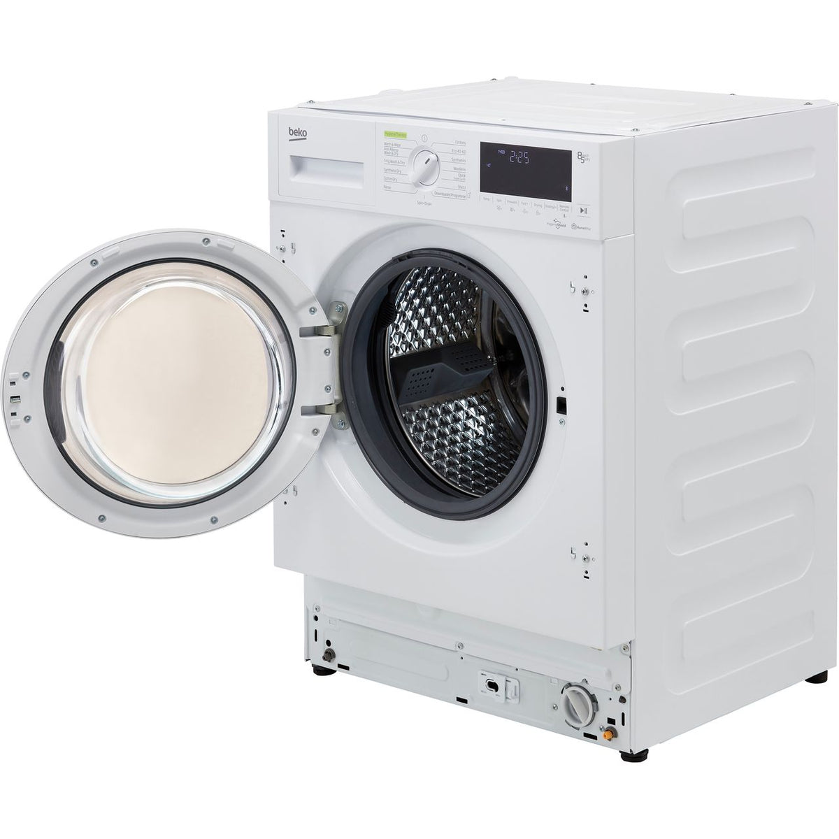 Beko RecycledTub® WDIK854421F Integrated 8Kg - 5Kg Washer Dryer with 1400 rpm - White - D Rated