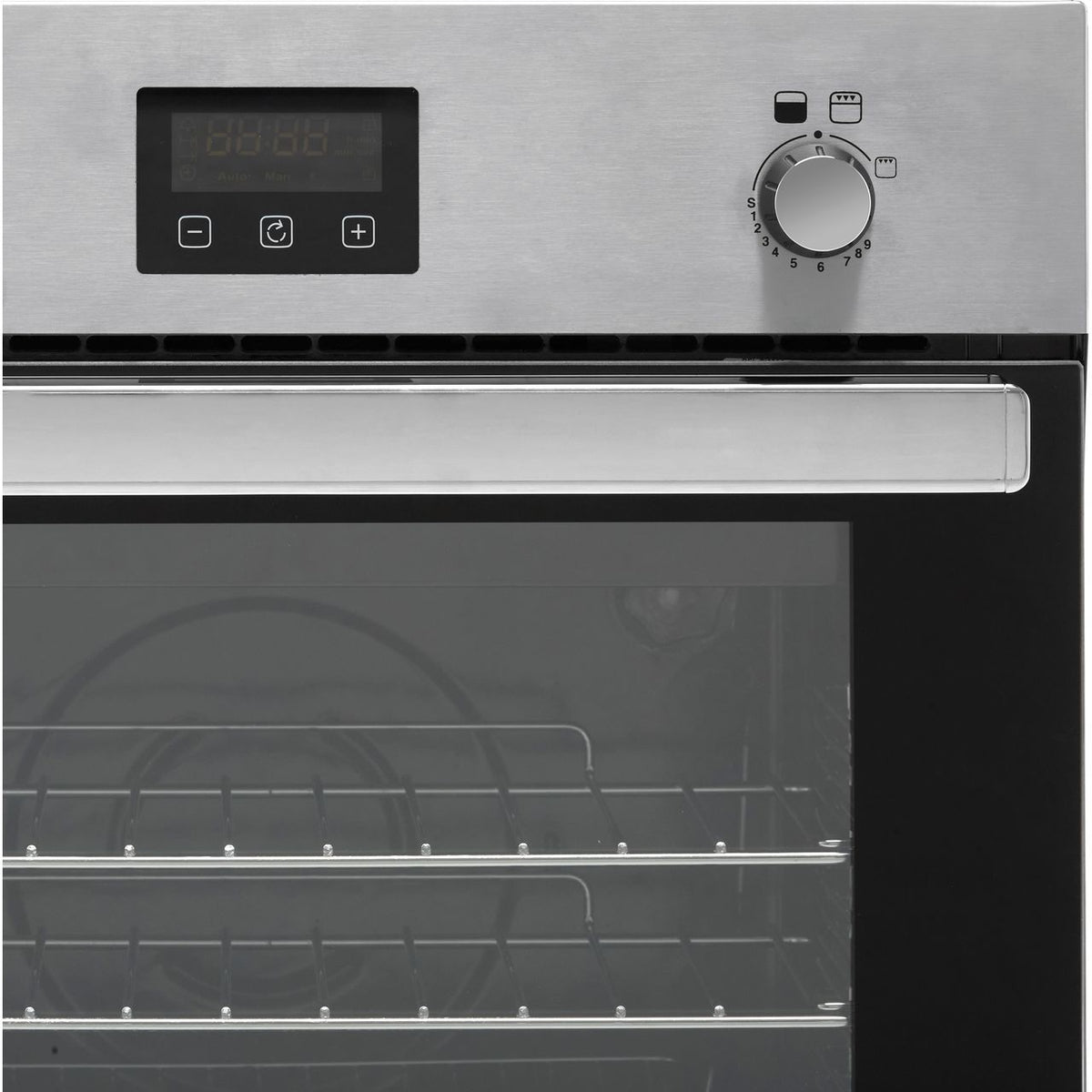 Belling BI602G Built In Gas Single Oven with Full Width Electric Grill - Stainless Steel - A Rated