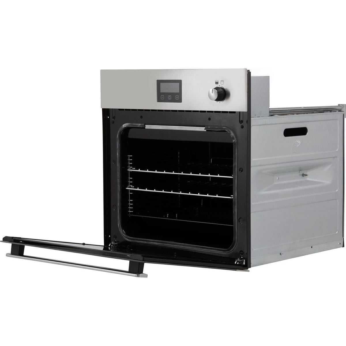 Belling BI602G Built In Gas Single Oven with Full Width Electric Grill - Stainless Steel - A Rated