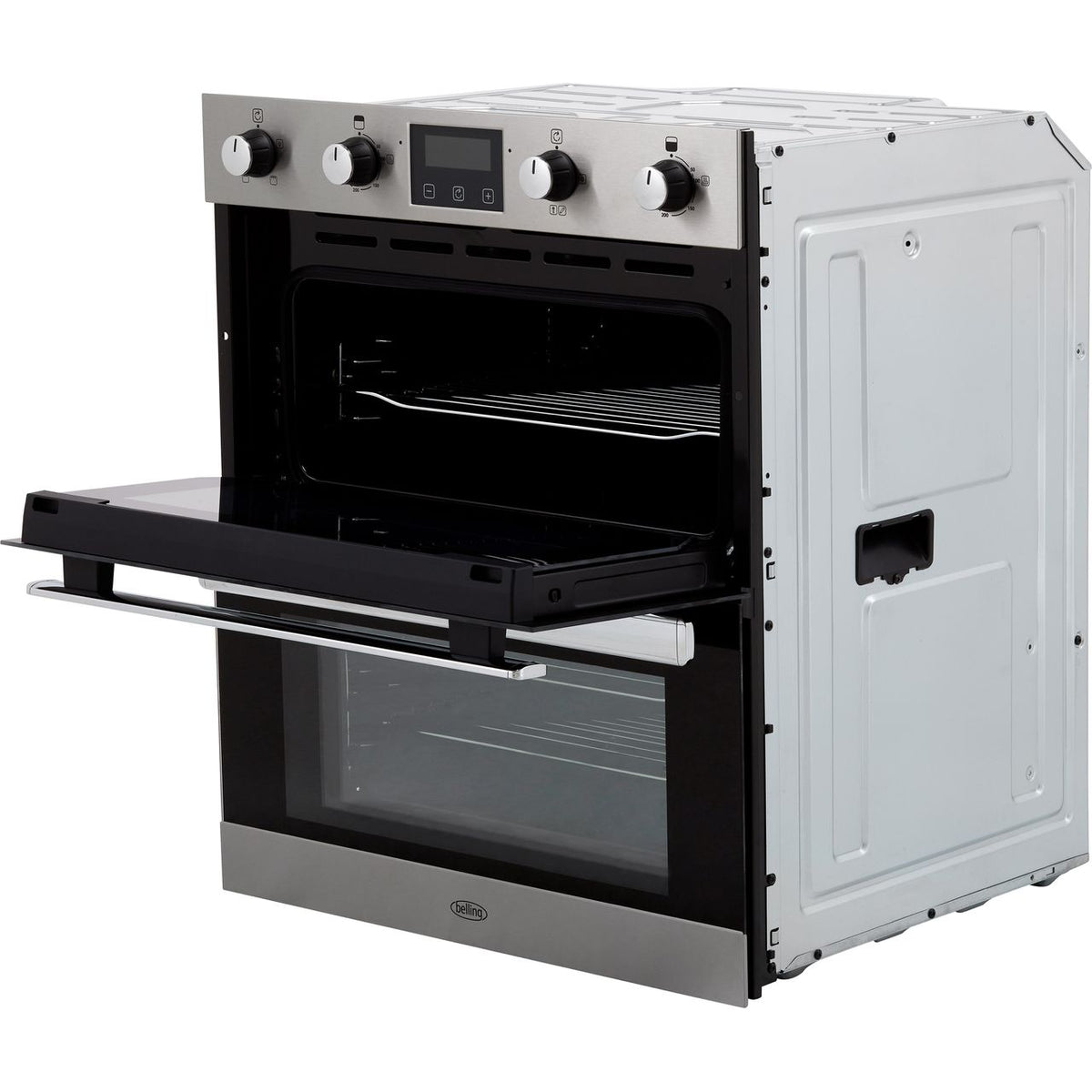 Belling BI702FPCT Built Under Electric Double Oven - Stainless Steel - A-A Rated