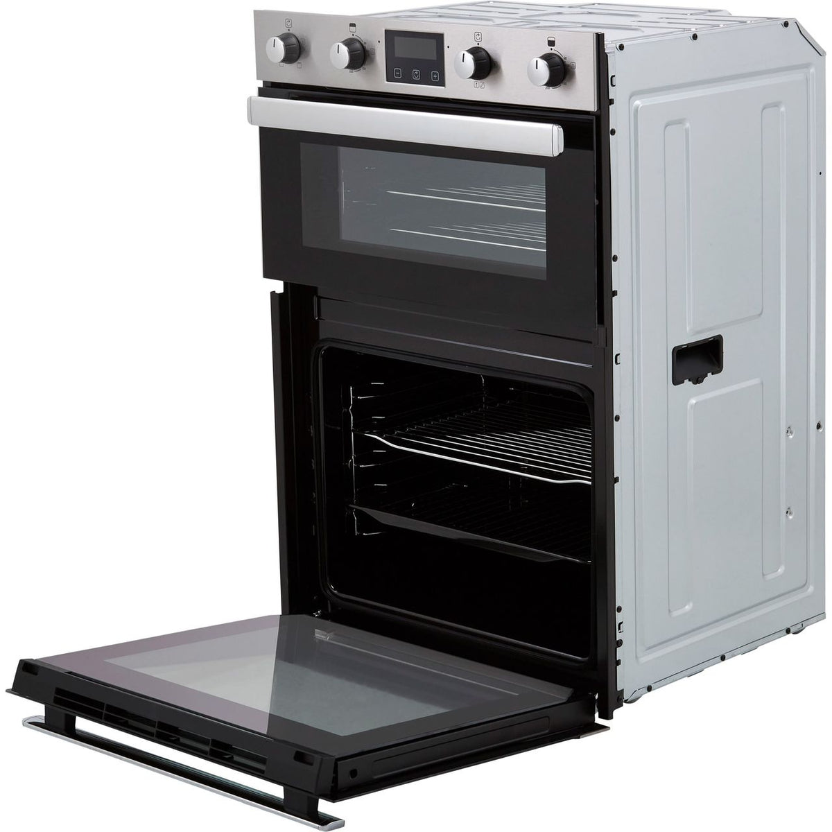 Belling BI902FP Built In Electric Double Oven - Stainless Steel - A-A Rated