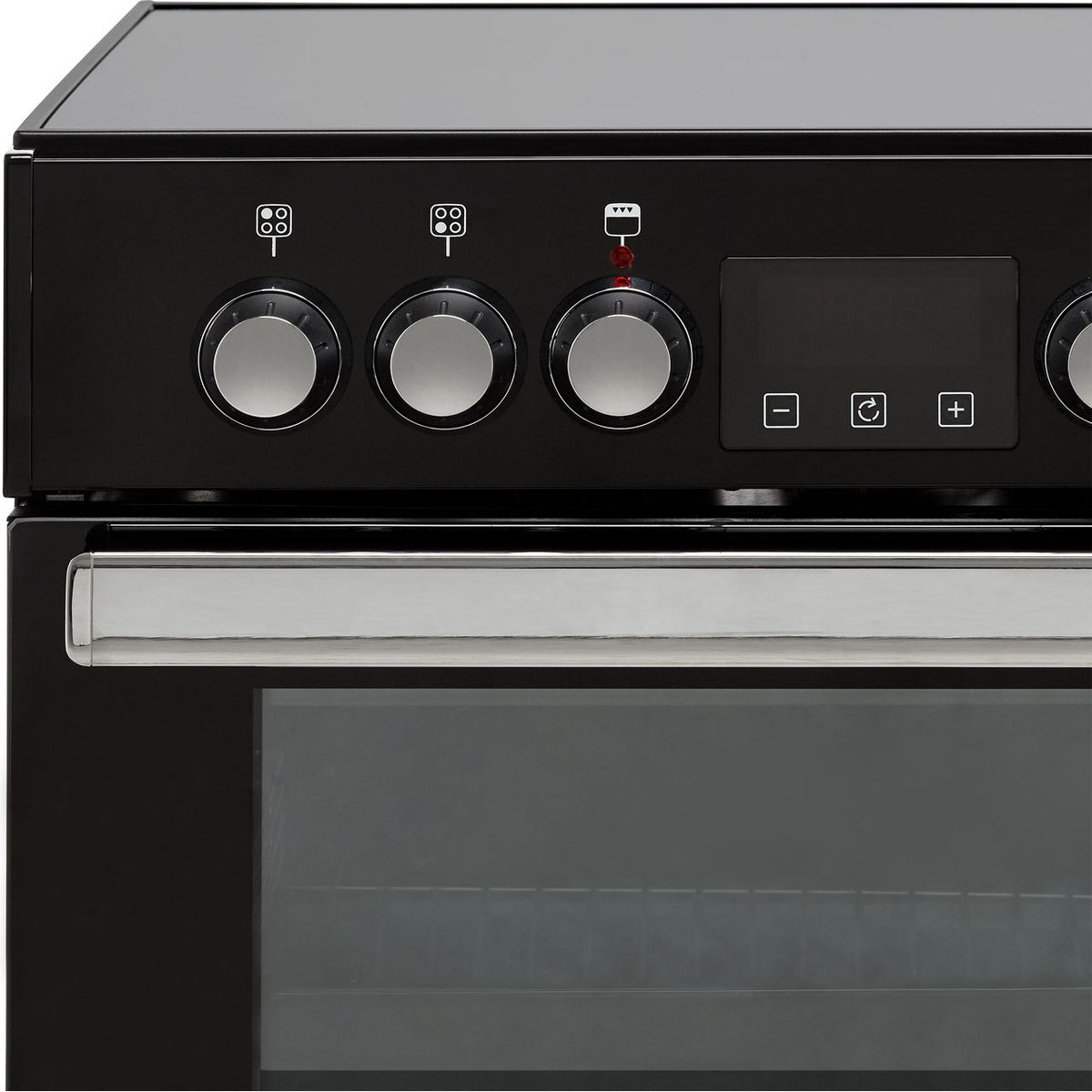 Belling Cookcentre 60E Electric Cooker with Ceramic Hob - Black - A-A Rated