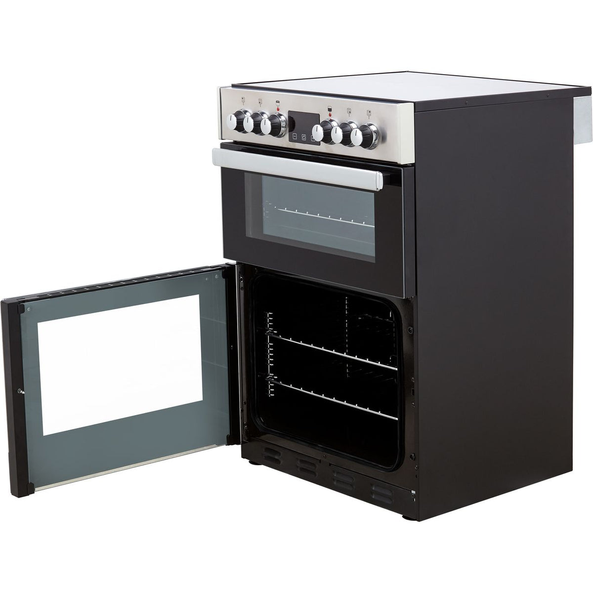 Belling Cookcentre 60E Electric Cooker with Ceramic Hob - Stainless Steel - A-A Rated