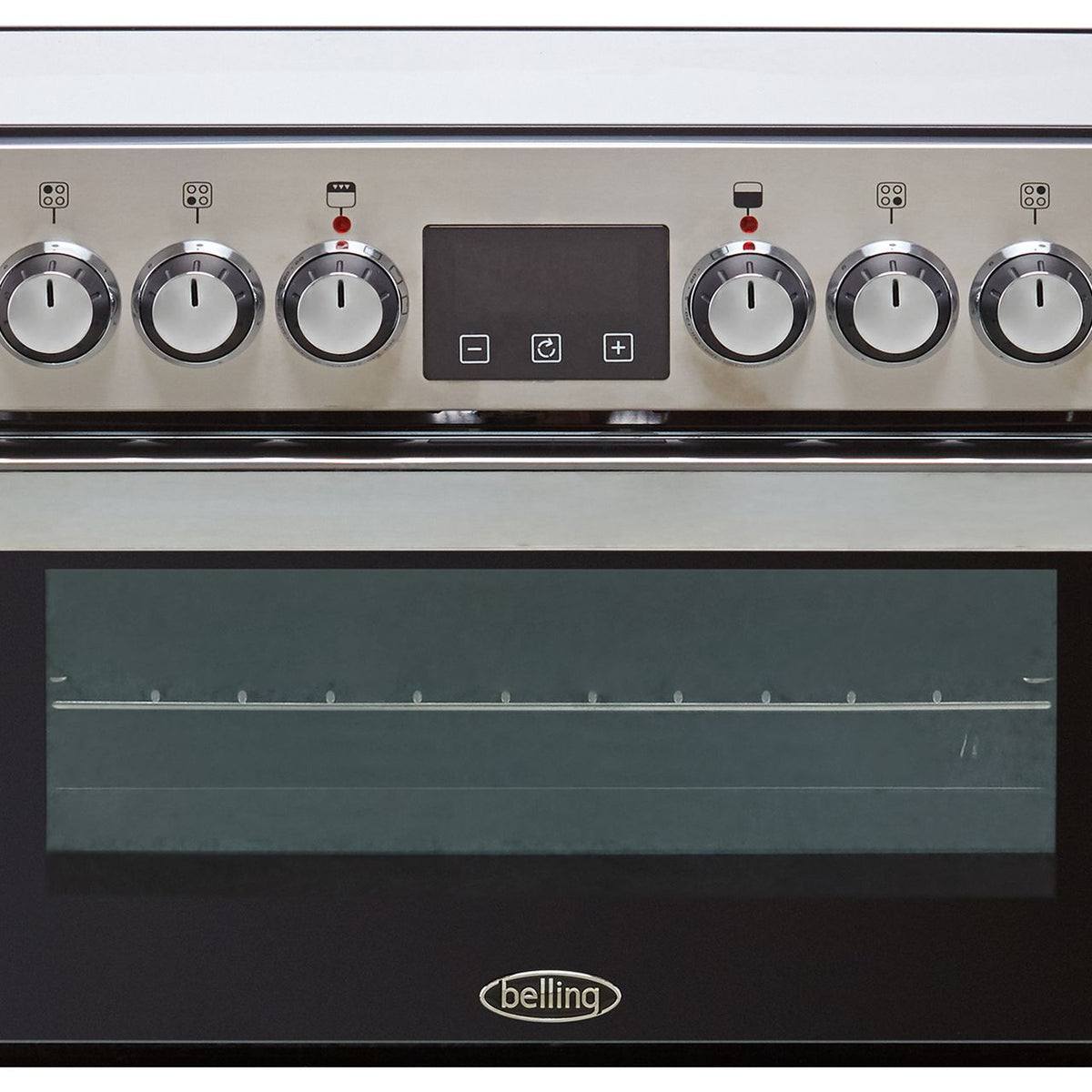 Belling Cookcentre 60E Electric Cooker with Ceramic Hob - Stainless Steel - A-A Rated