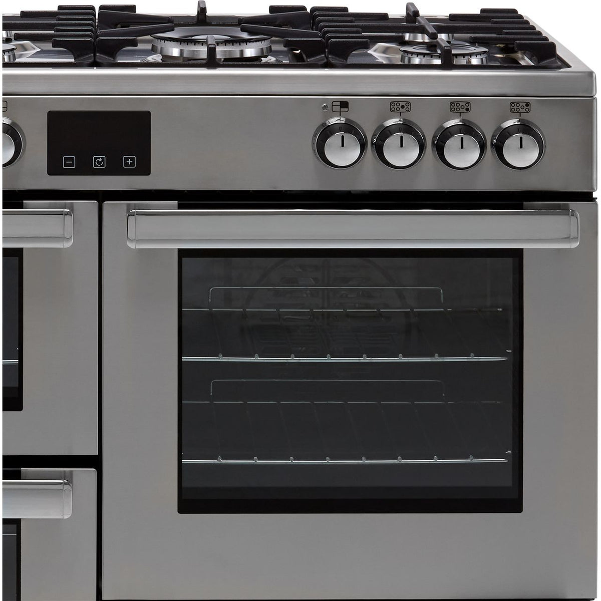 Belling Cookcentre100DFT Prof 100cm Dual Fuel Range Cooker - Stainless Steel - A-A Rated