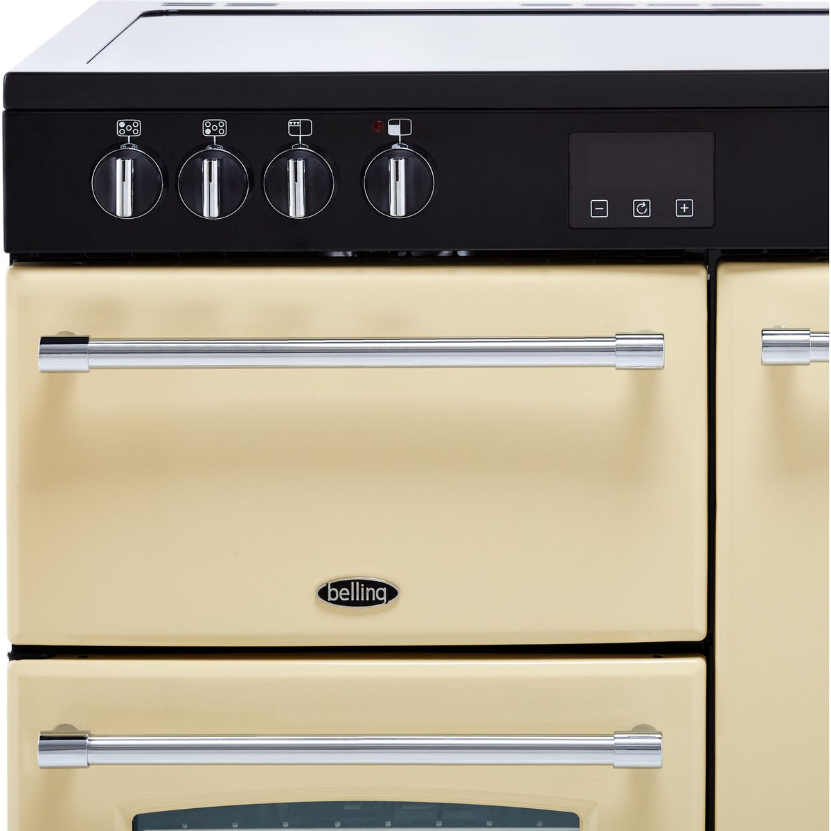 Belling Farmhouse90E 90cm Electric Range Cooker with Ceramic Hob - Cream - A-A Rated