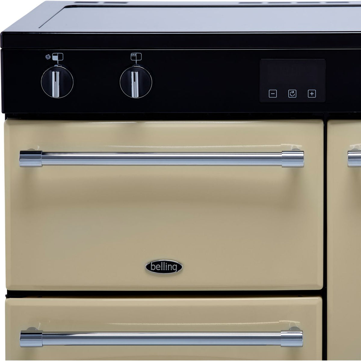 Belling Farmhouse90Ei 90cm Electric Range Cooker with Induction Hob - Cream - A-A Rated