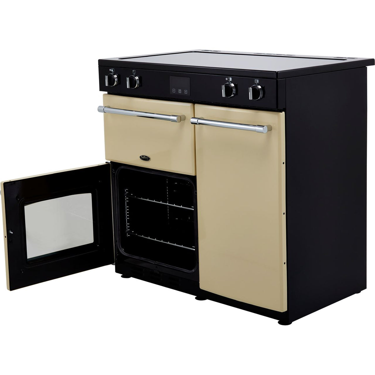 Belling Farmhouse90Ei 90cm Electric Range Cooker with Induction Hob - Cream - A-A Rated