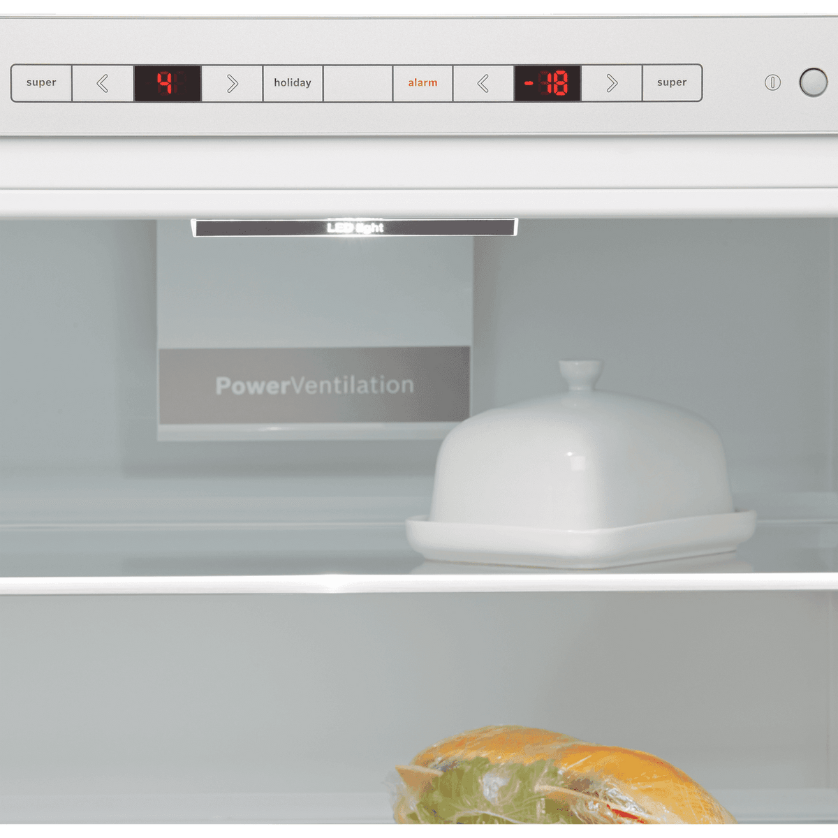 Bosch Series 6 KGE49AWCAG 70-30 Fridge Freezer - White - C Rated